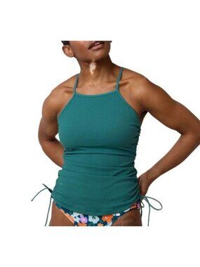 Women's Nani Swimwear Drawstring Swim Tankini Small Rib North Shore